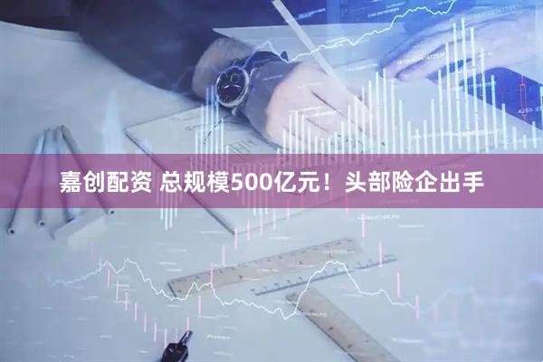 嘉创配资 总规模500亿元！头部险企出手
